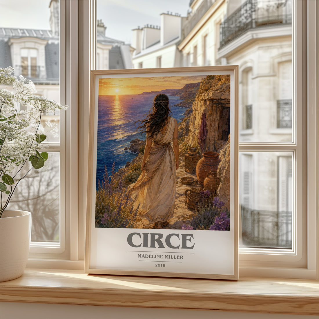 Circe book cover poster colour and style options – Madeline Miller book art