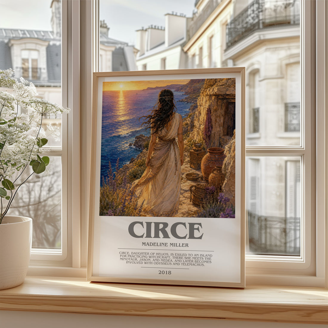 Circe bookish poster colour and style options – Madeline Miller book art