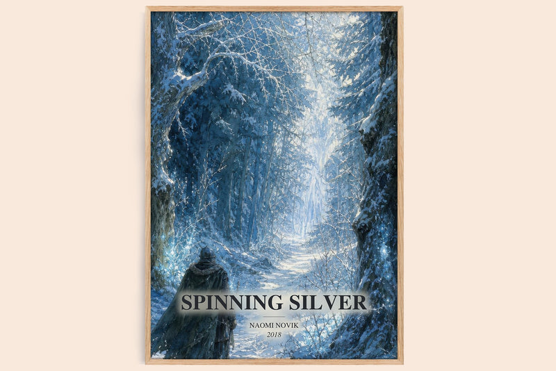Spinning Silver Book Watercolour Illustration by Naomi Novik (Edge style)