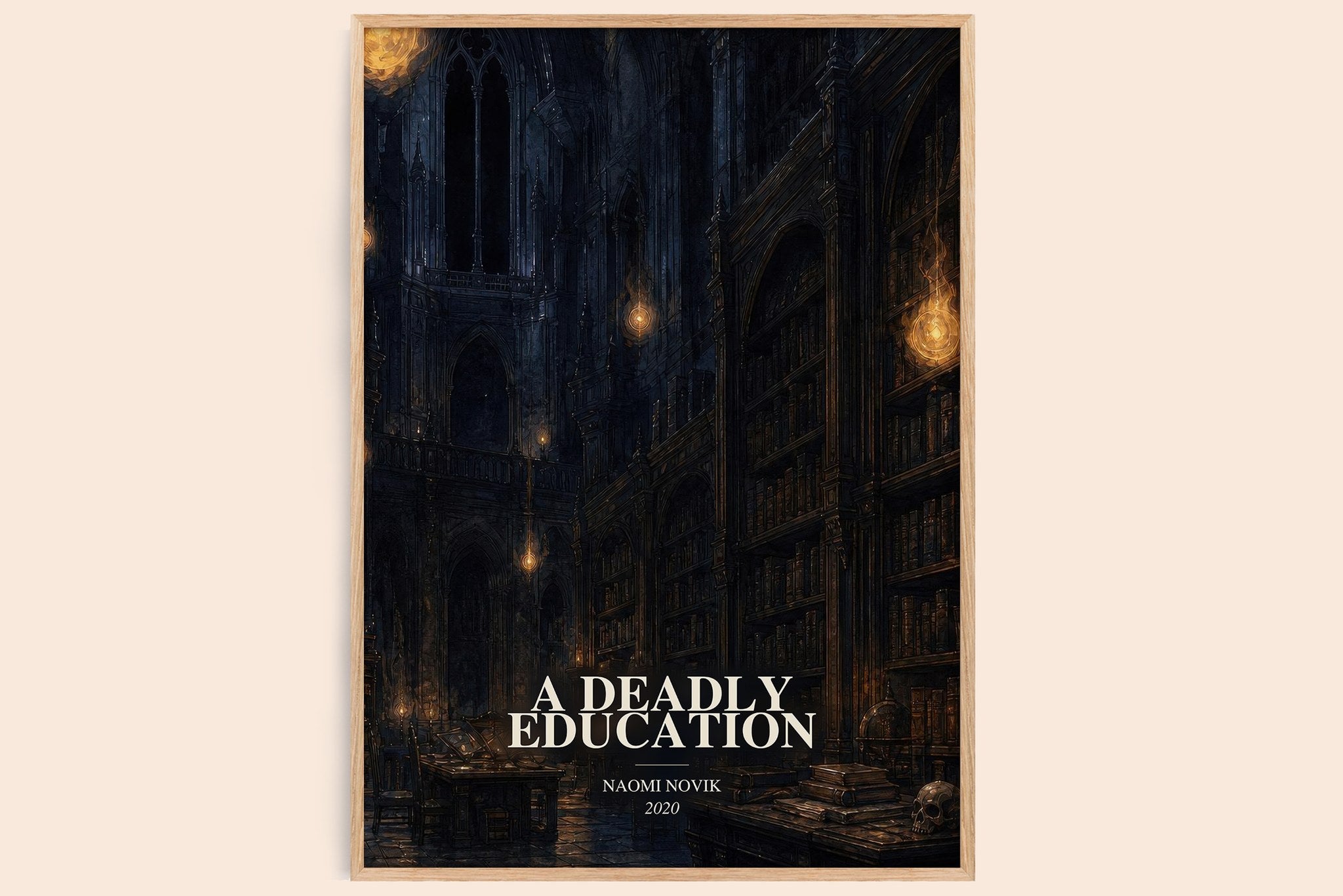 A Deadly Education Book Watercolour Illustration by Naomi Novik