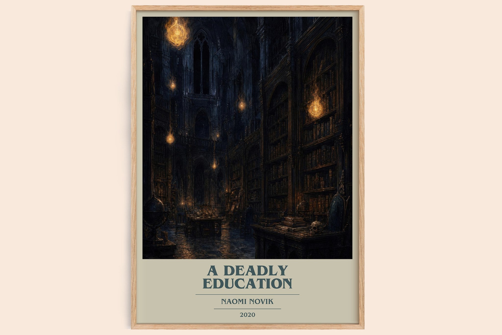 A Deadly Education Book Cover Poster by Naomi Novik