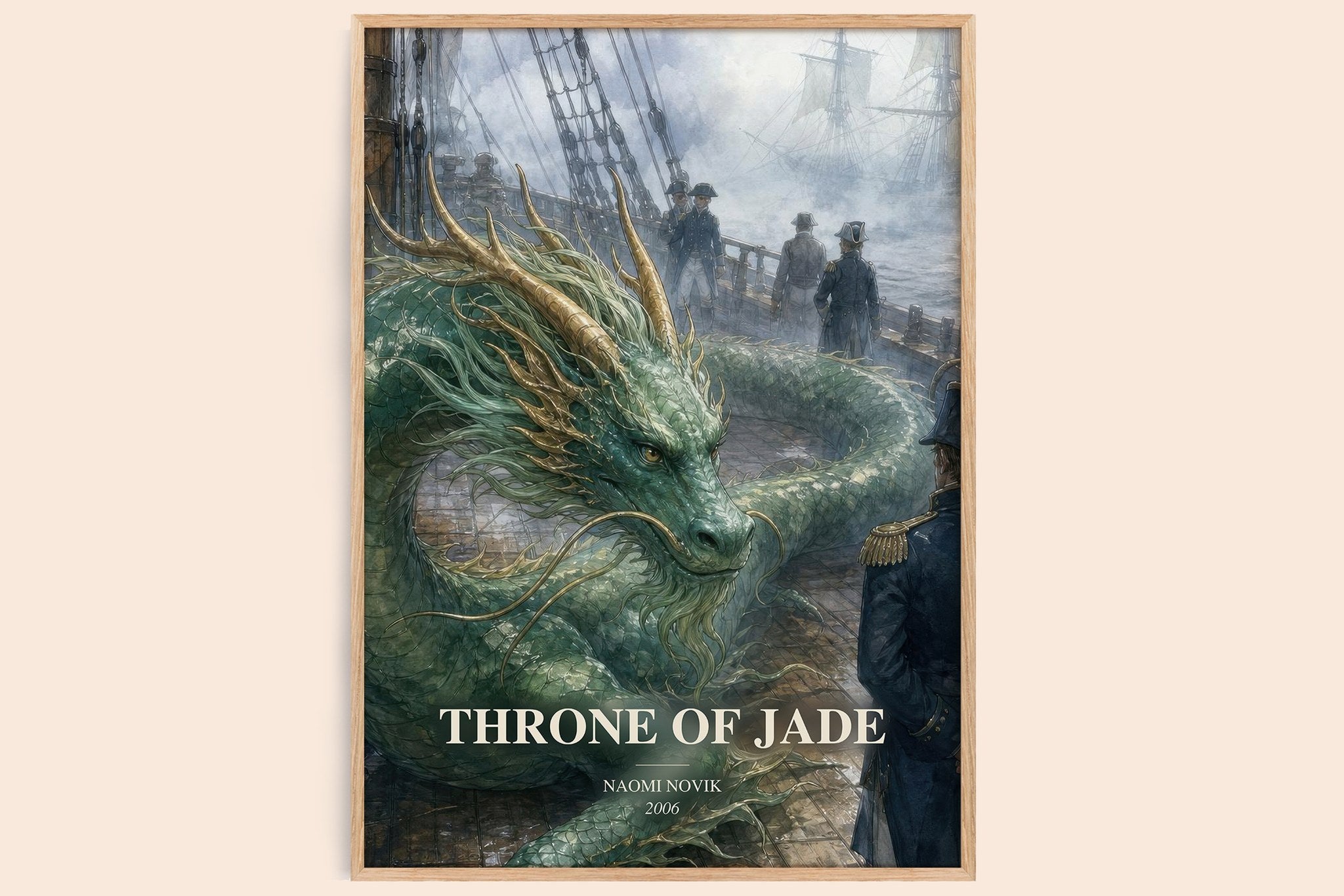 Throne of Jade Book Watercolour Illustration by Naomi Novik