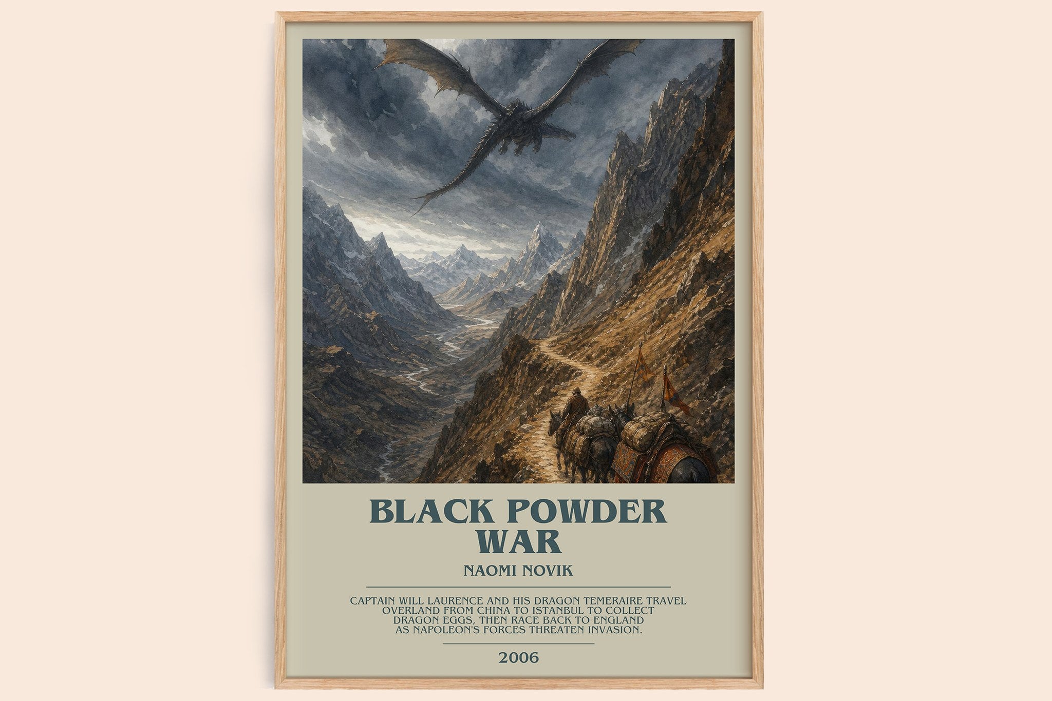 Black Powder War Bookish Wall Art by Naomi Novik
