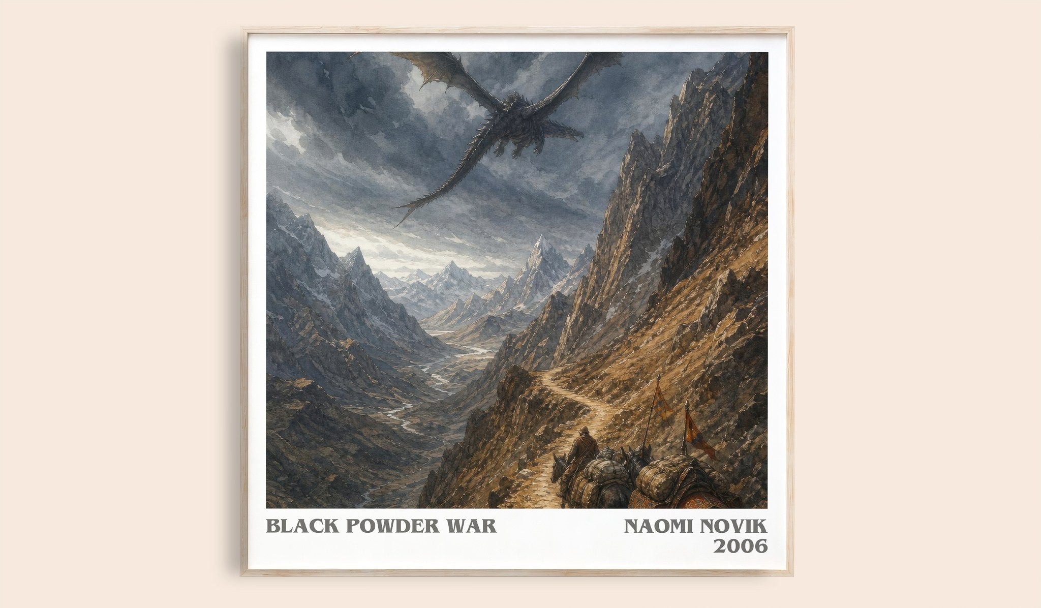 Black Powder War Literary Art Print by Naomi Novik