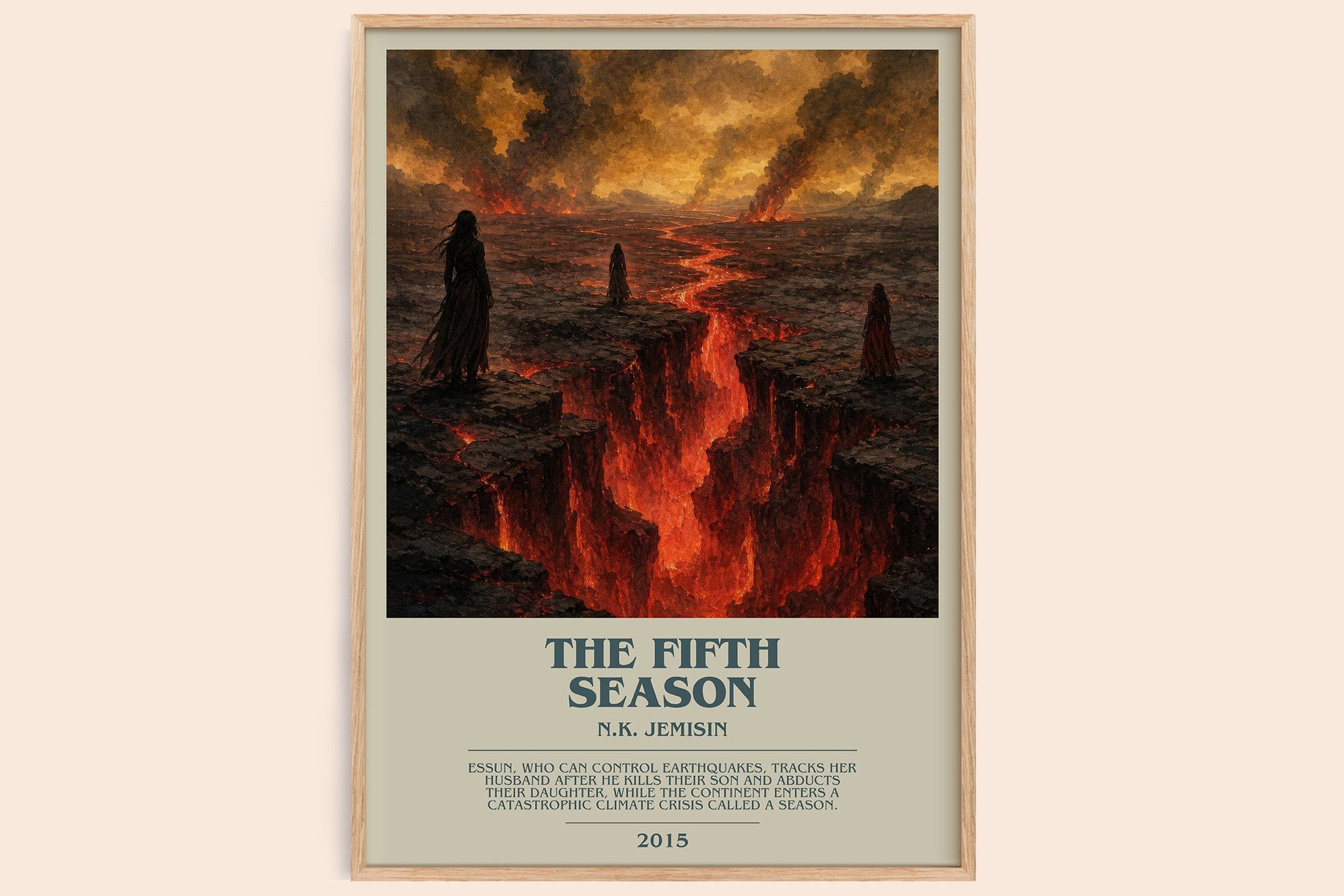The Fifth Season Bookish Wall Art by N.K. Jemisin