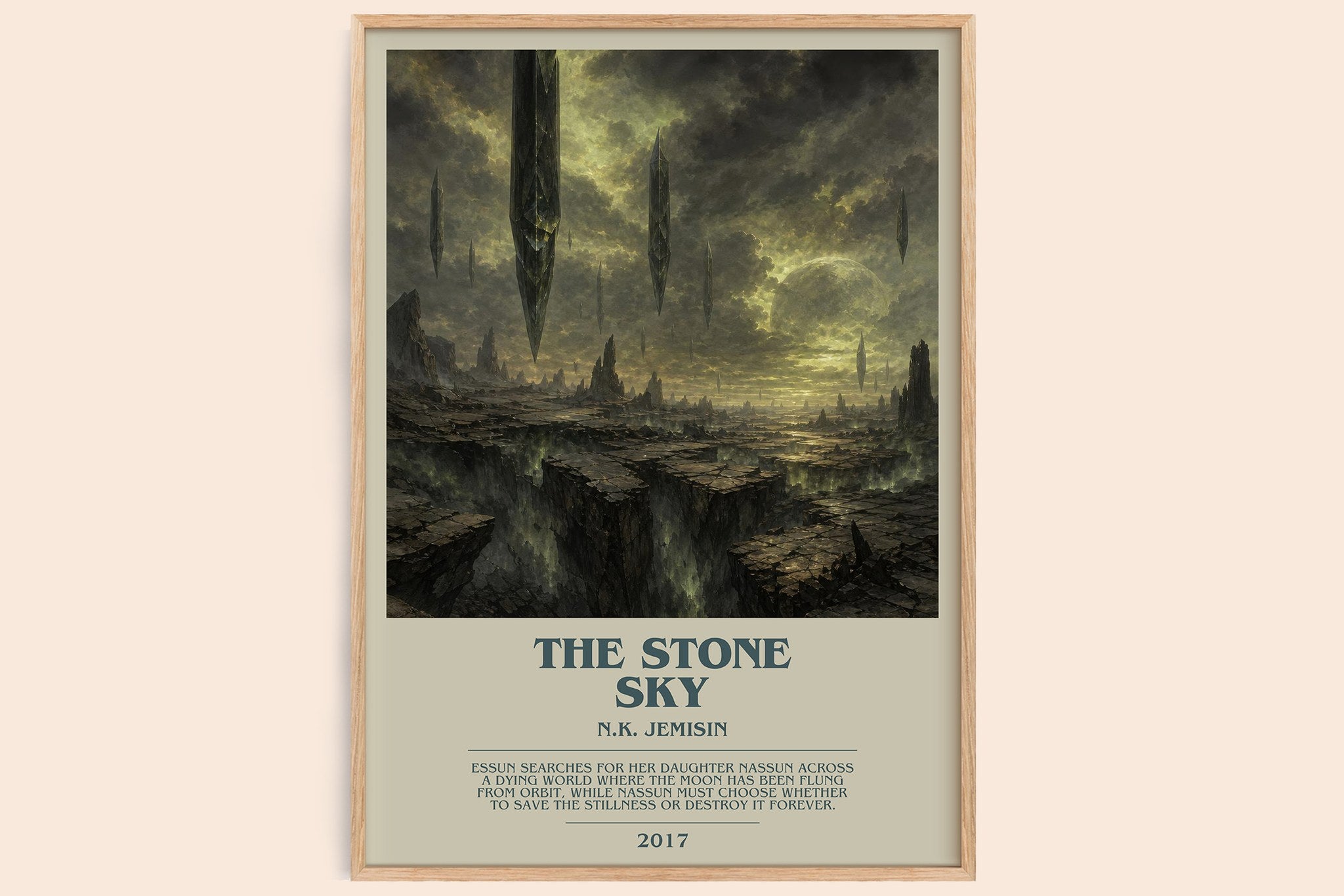The Stone Sky Bookish Wall Art by N.K. Jemisin