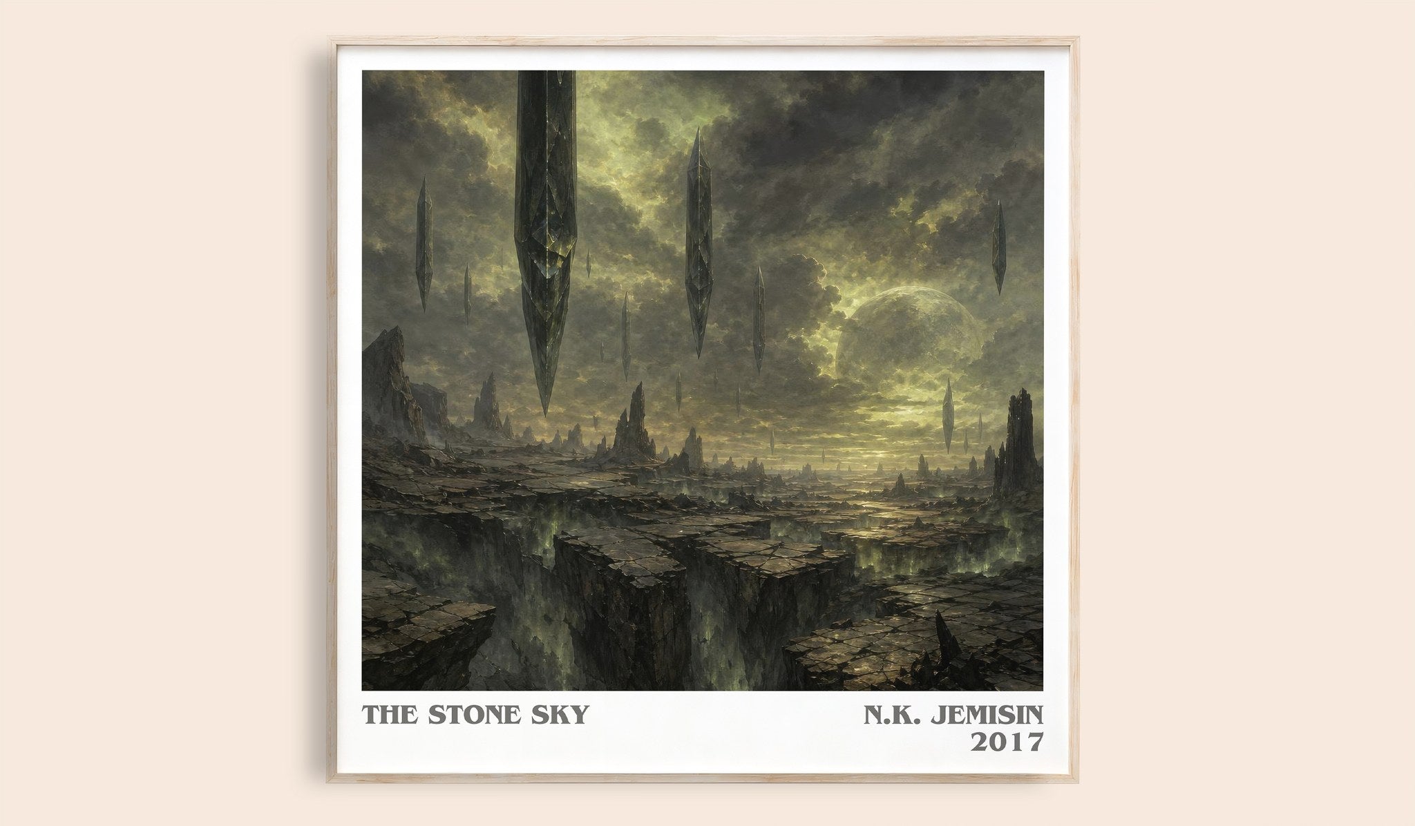 The Stone Sky Literary Art Print by N.K. Jemisin