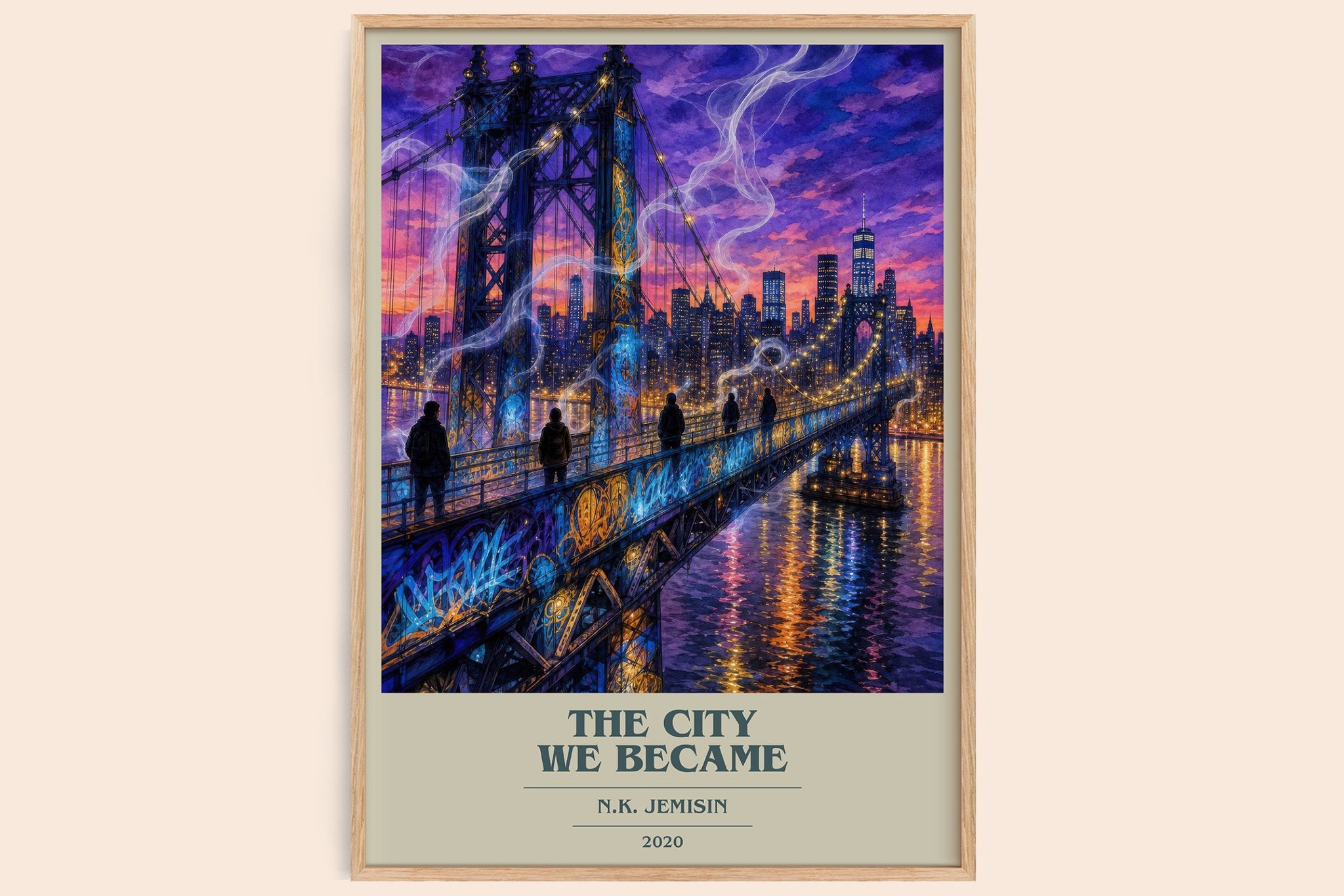 The City We Became Book Cover Poster by N.K. Jemisin