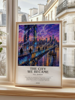 The City We Became bookish poster colour and style options – N.K. Jemisin book art