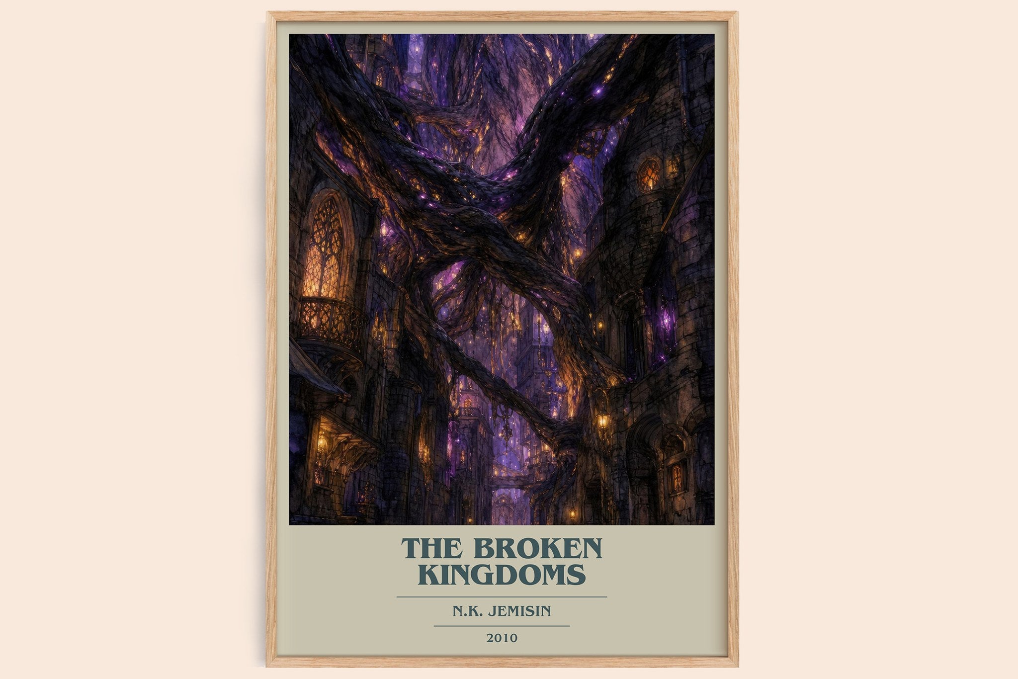 The Broken Kingdoms Book Cover Poster by N.K. Jemisin