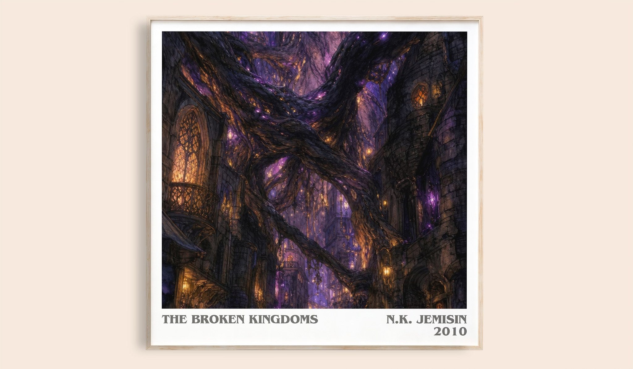 The Broken Kingdoms Literary Art Print by N.K. Jemisin