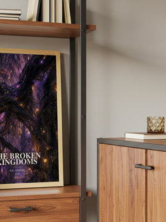 The Broken Kingdoms book watercolour illustration paper finish options – matte satin gloss