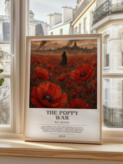 The Poppy War bookish poster colour and style options – R.F. Kuang book art