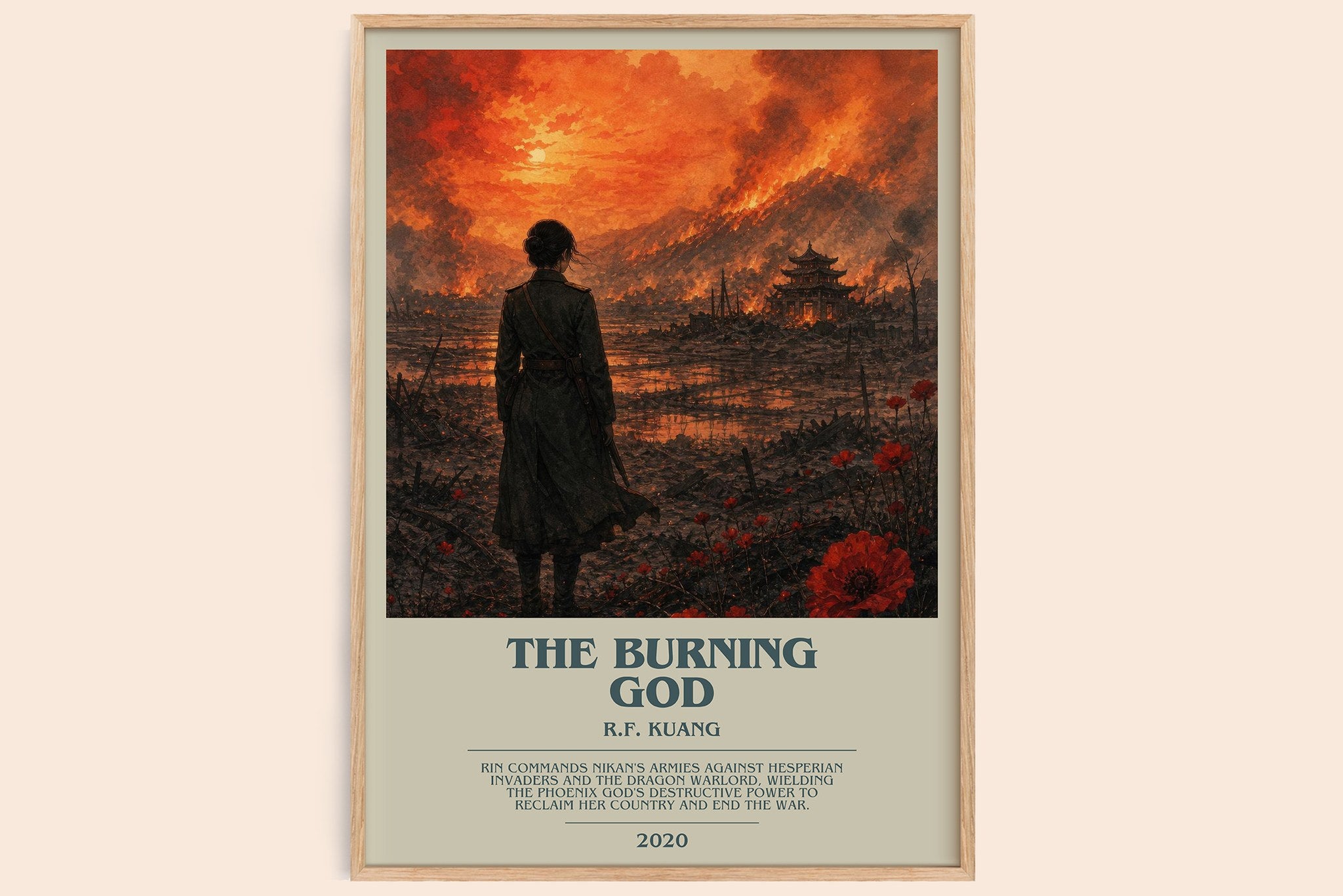The Burning God Bookish Wall Art by R.F. Kuang