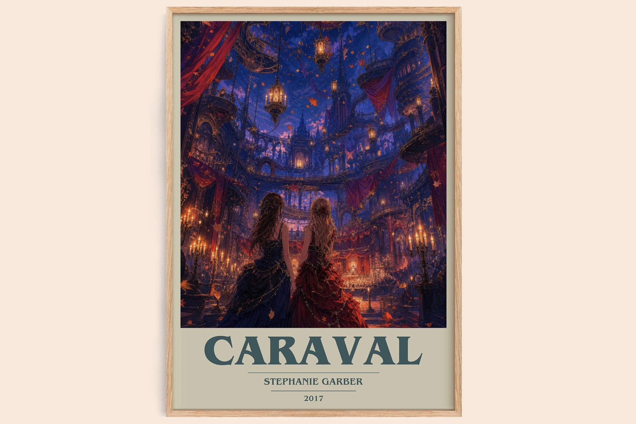Caraval Book Cover Poster by Stephanie Garber