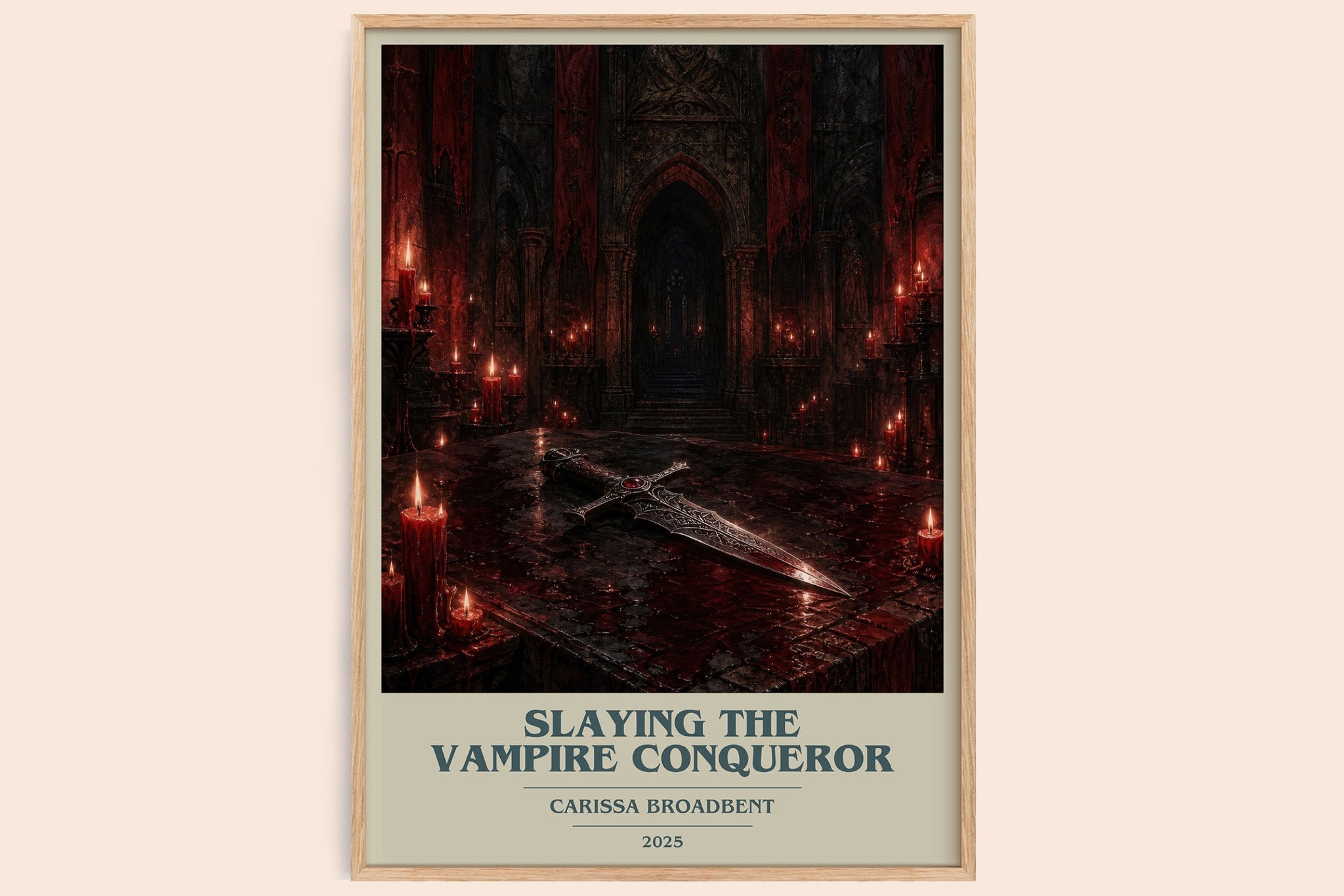 Slaying the Vampire Conqueror Book Cover Poster by Carissa Broadbent