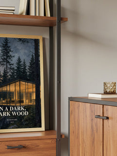 In a Dark, Dark Wood book watercolour illustration paper finish options – matte satin gloss