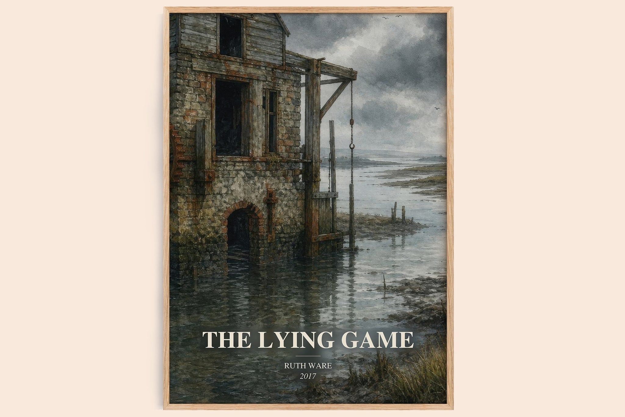 The Lying Game Book Watercolour Illustration by Ruth Ware