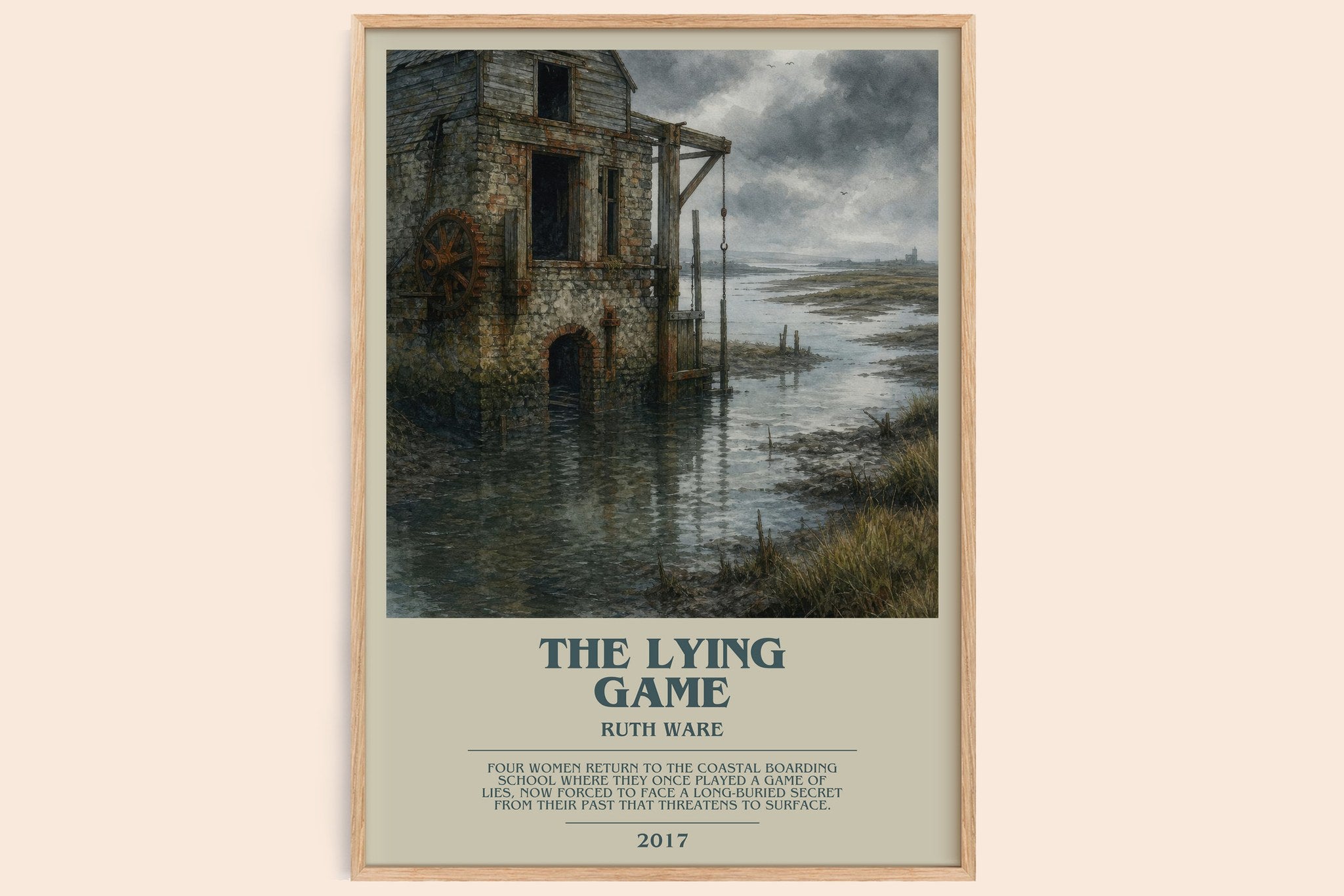 The Lying Game Bookish Wall Art by Ruth Ware