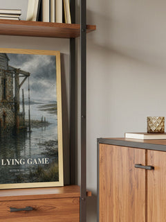 The Lying Game book watercolour illustration paper finish options – matte satin gloss