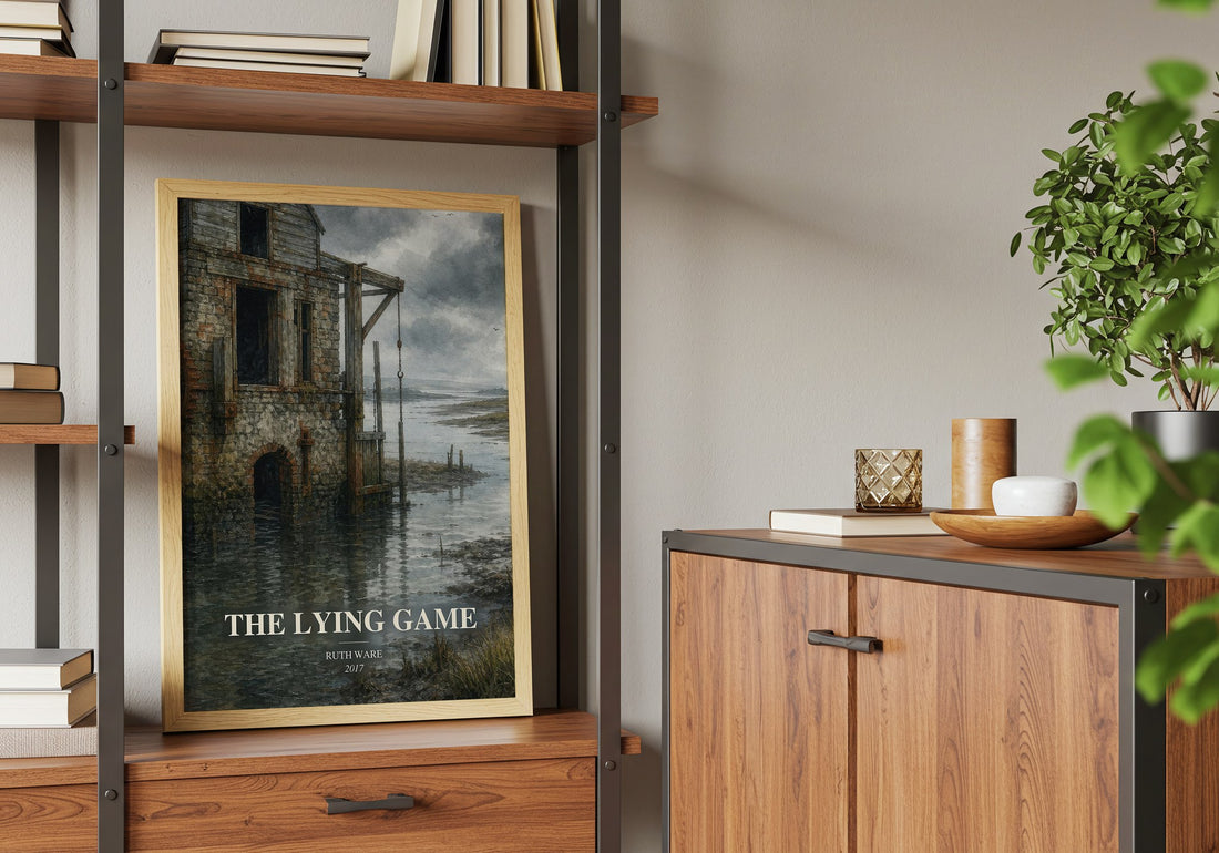 The Lying Game book watercolour illustration paper finish options – matte satin gloss