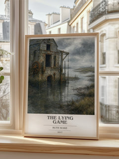 The Lying Game book cover poster colour and style options – Ruth Ware book art