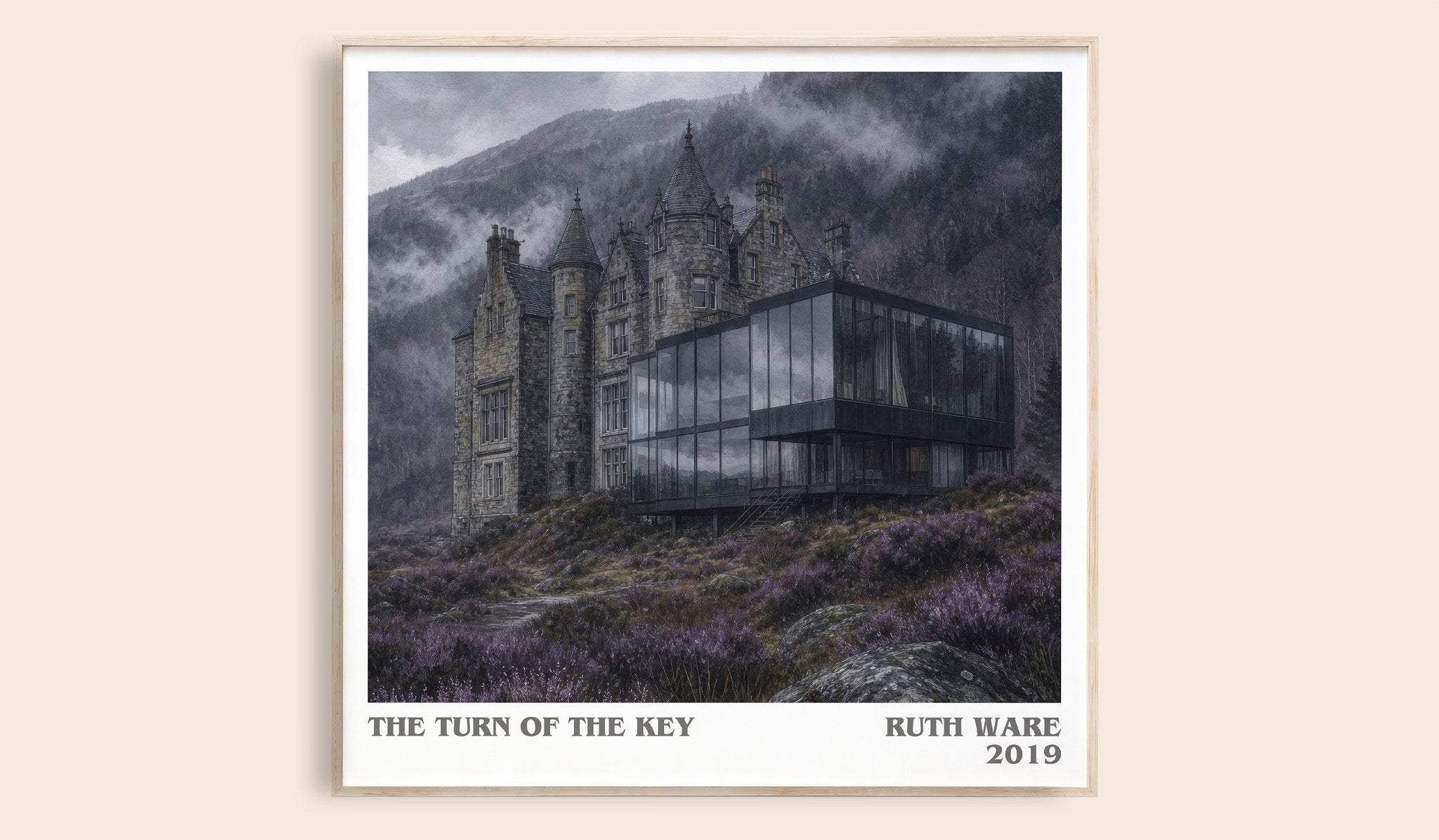 The Turn of the Key Literary Art Print by Ruth Ware