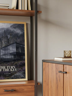 The Turn of the Key book watercolour illustration paper finish options – matte satin gloss