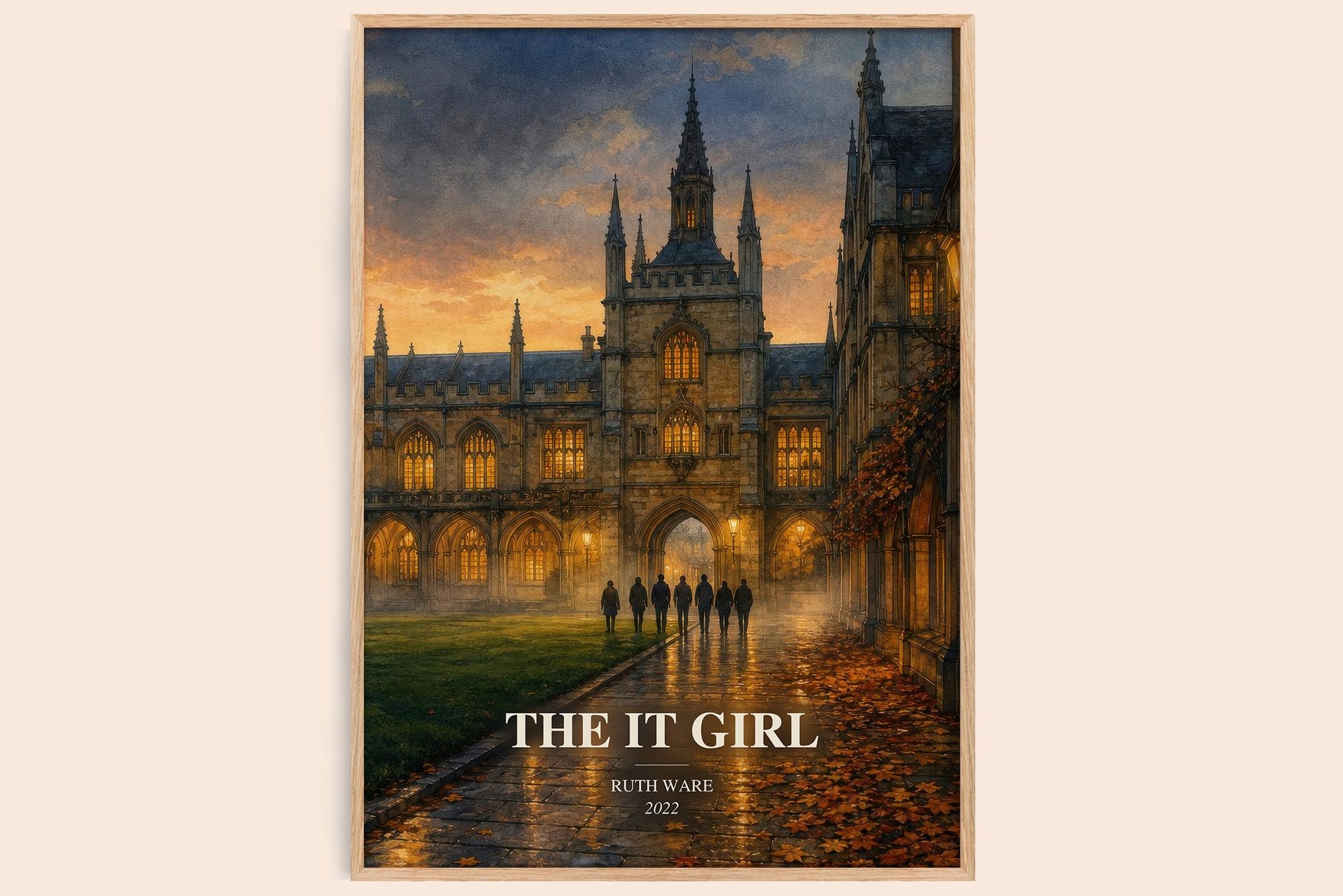 The It Girl Book Watercolour Illustration by Ruth Ware
