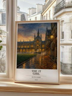 The It Girl book cover poster colour and style options – Ruth Ware book art