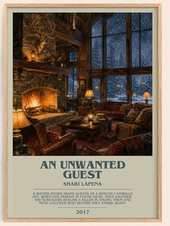 An Unwanted Guest Bookish Wall Art by Shari Lapena – image 1