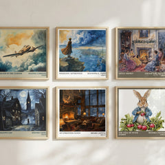 An Unwanted Guest literary art print colour and style options – Shari Lapena book art
