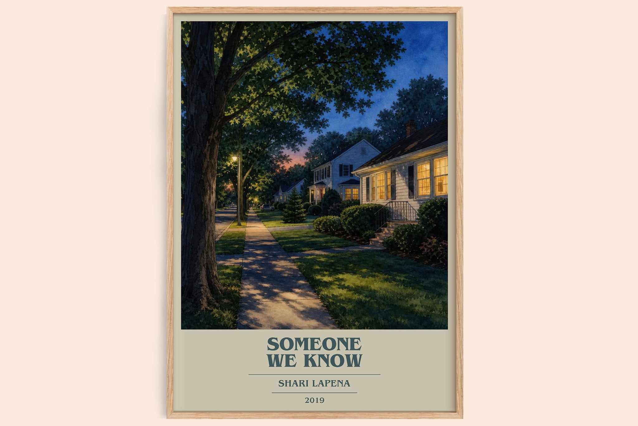 Someone We Know Book Cover Poster by Shari Lapena