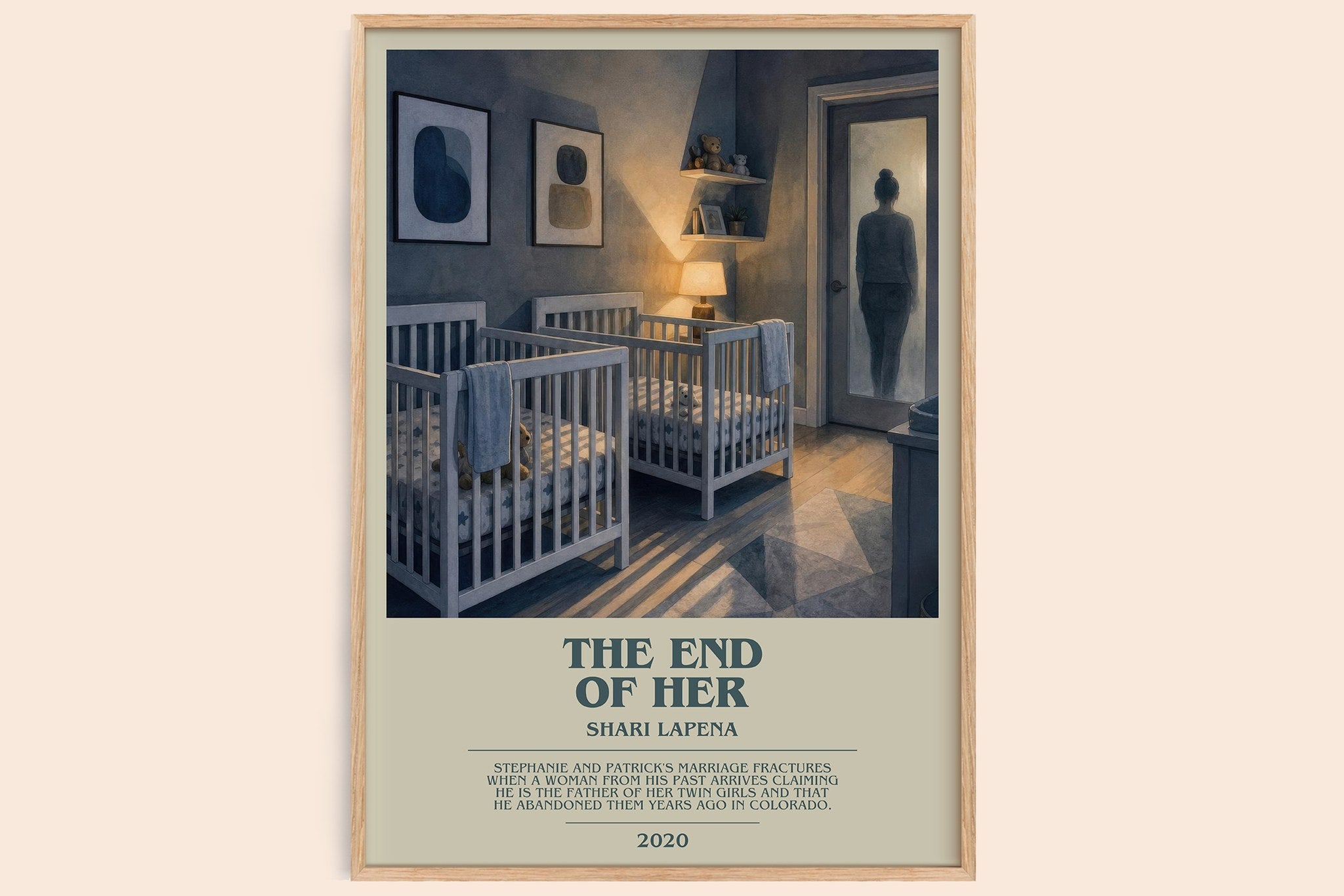 The End of Her Bookish Wall Art by Shari Lapena