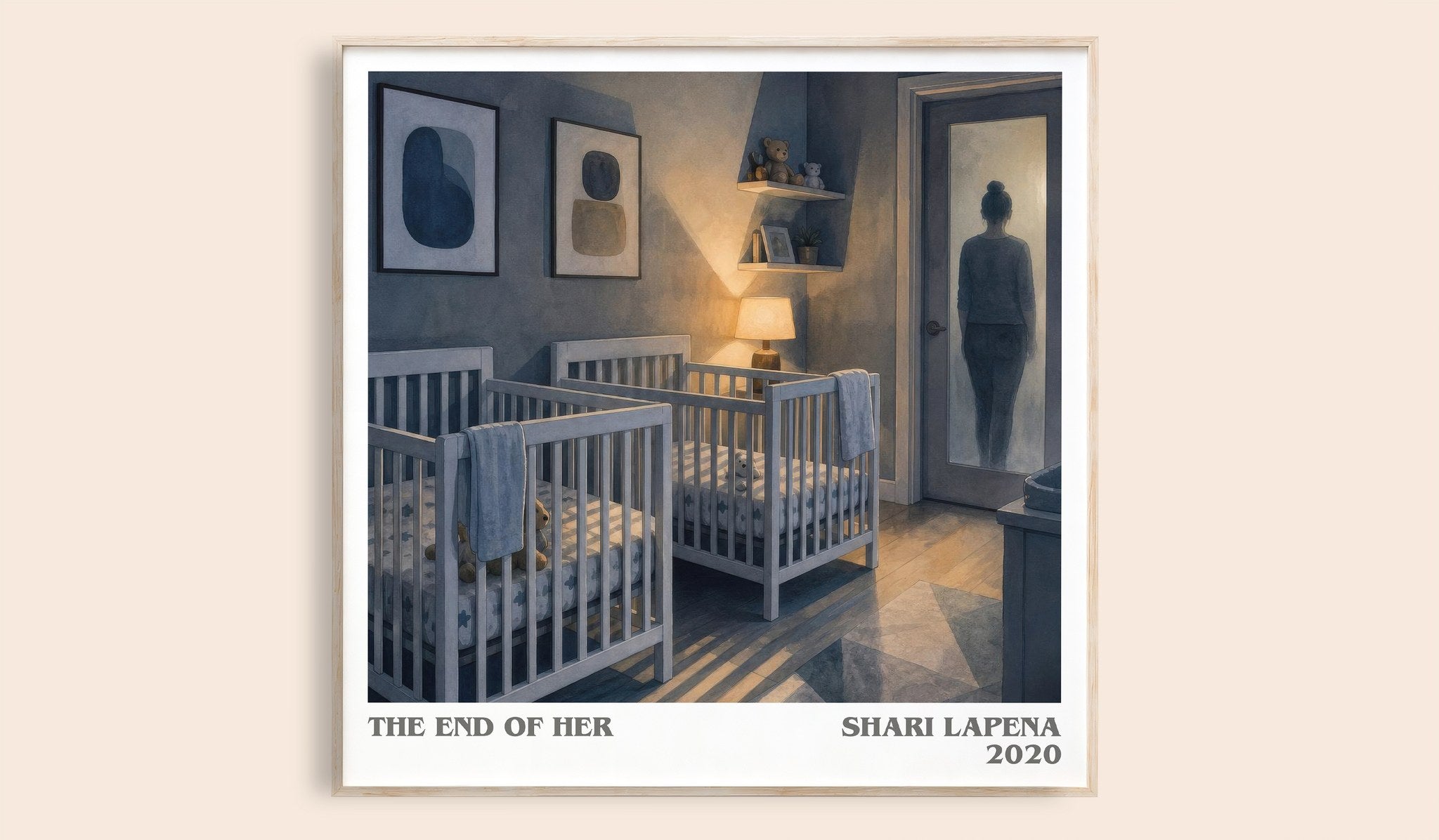 The End of Her Literary Art Print by Shari Lapena
