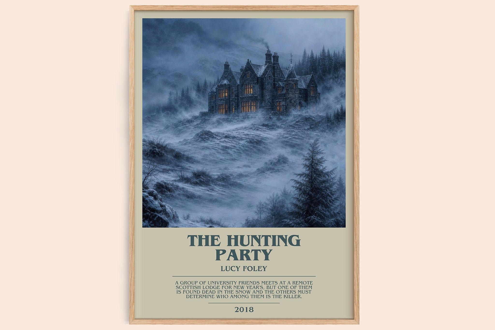 The Hunting Party Bookish Wall Art by Lucy Foley
