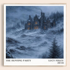 The Hunting Party literary book poster by Lucy Foley – framed literary art print
