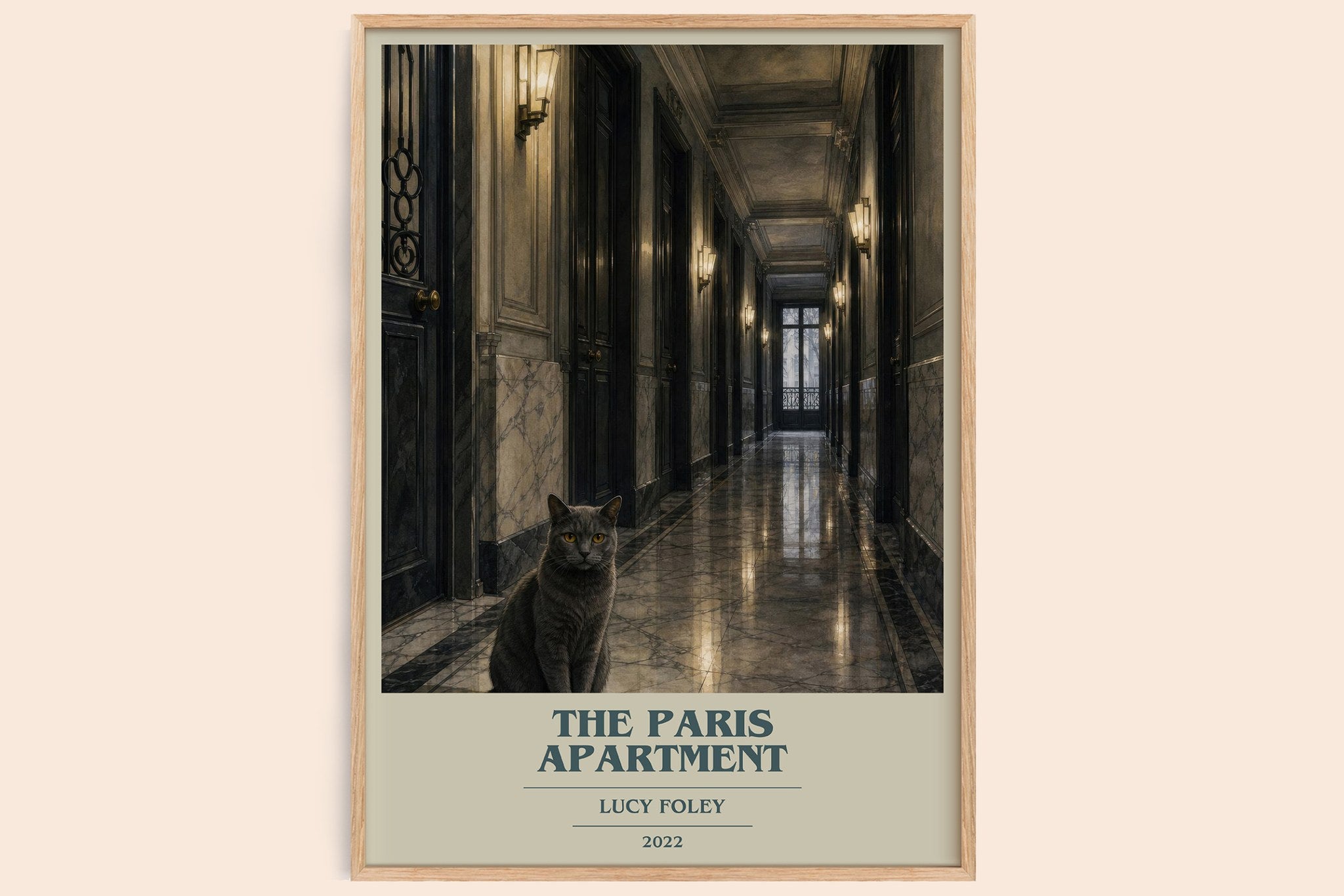 The Paris Apartment Book Cover Poster by Lucy Foley
