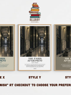 The Paris Apartment Bookish Wall Art by Lucy Foley – image 4