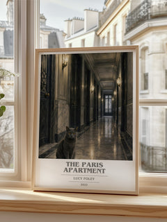 The Paris Apartment book cover poster colour and style options – Lucy Foley book art