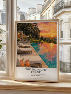 The Midnight Feast book cover poster colour and style options – Lucy Foley book art