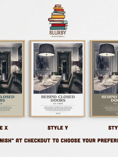 Behind Closed Doors Bookish Wall Art by B.A. Paris – image 4