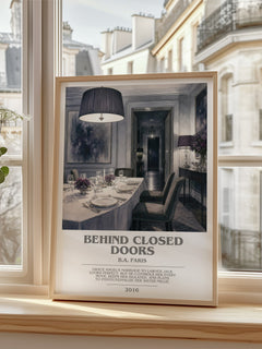 Behind Closed Doors Bookish Wall Art by B.A. Paris – image 2
