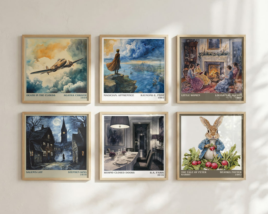 Behind Closed Doors literary art print colour and style options – B.A. Paris book art