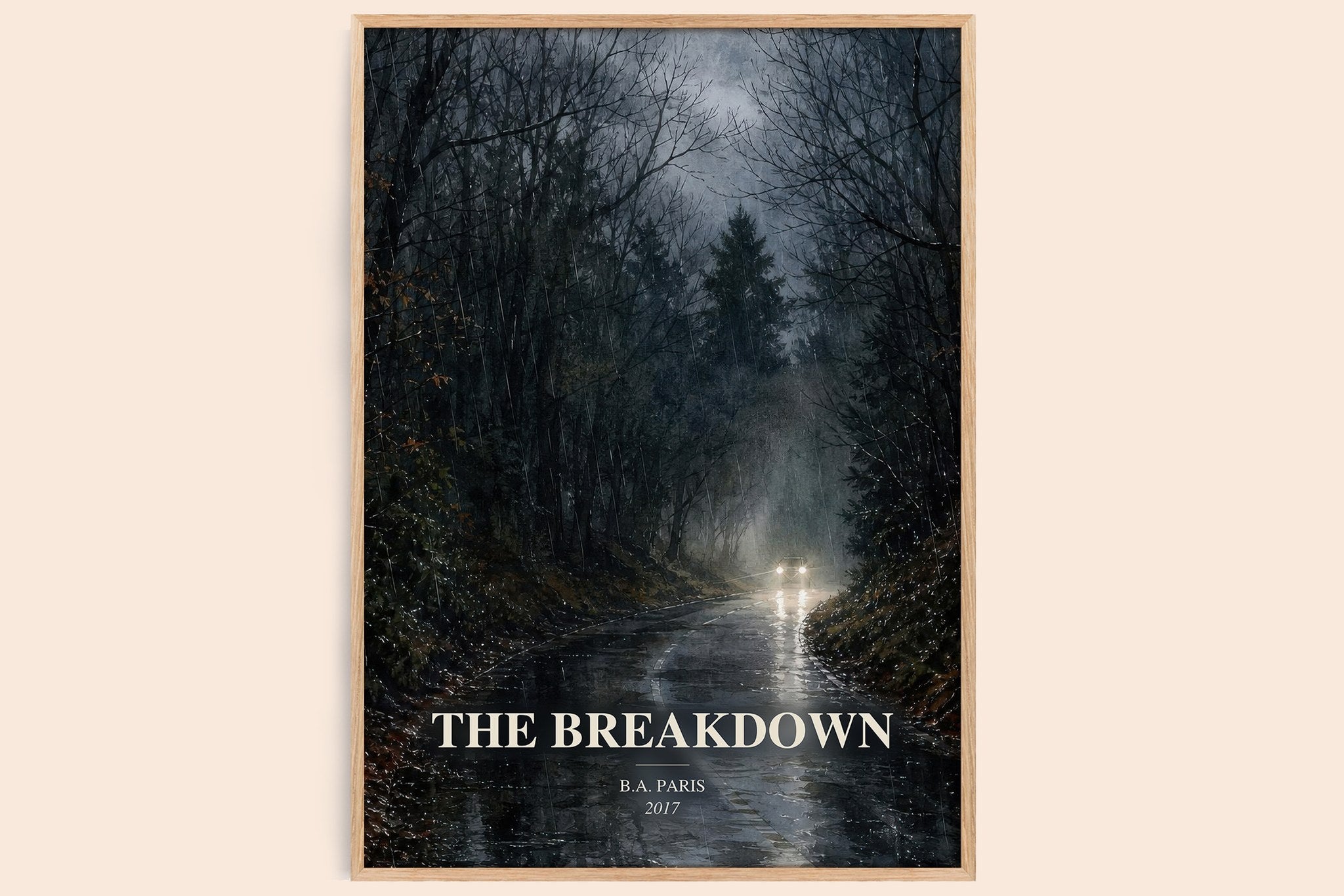 The Breakdown Book Watercolour Illustration by B.A. Paris