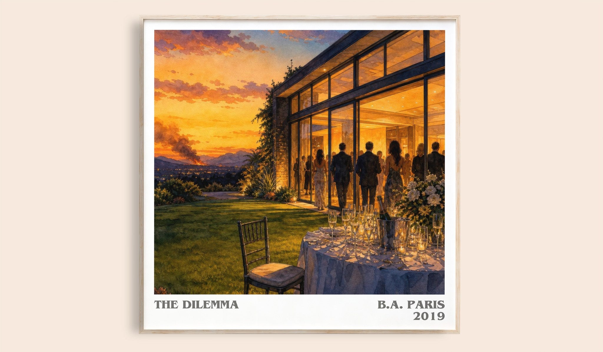 The Dilemma Literary Art Print by B.A. Paris