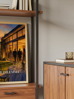 The Dilemma book watercolour illustration paper finish options – matte satin gloss