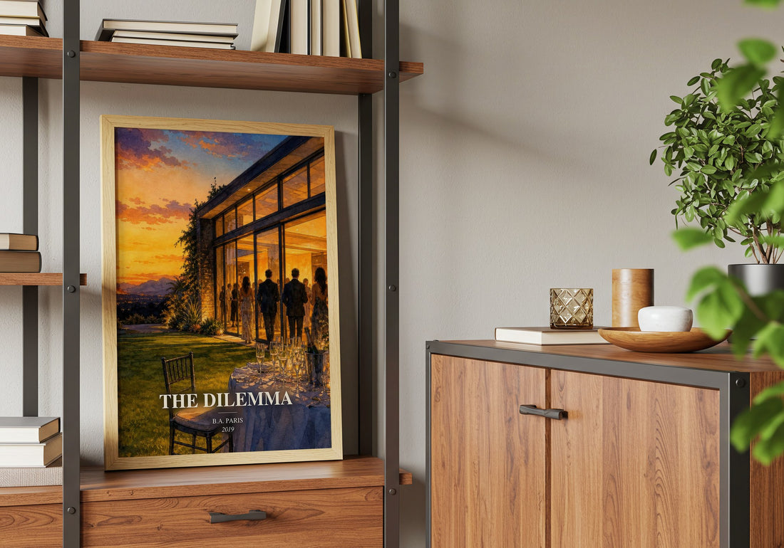 The Dilemma book watercolour illustration paper finish options – matte satin gloss