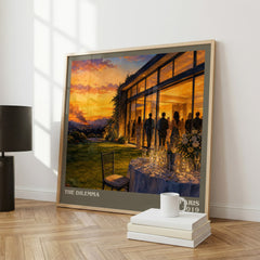 The Dilemma literary print framed by window – literary home decor