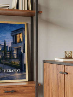 The Therapist book watercolour illustration paper finish options – matte satin gloss